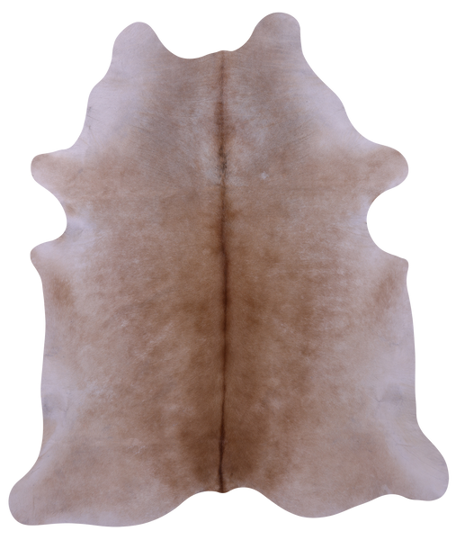 Beige Natural Cowhide Rug - X-Large 7' 0"H x 6' 2"W