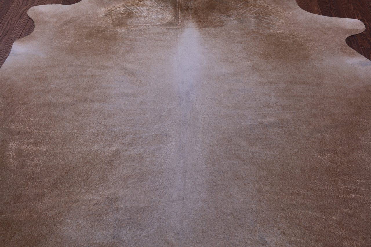 Beige Natural Cowhide Rug - Large 6' 8"H x 5' 9"W