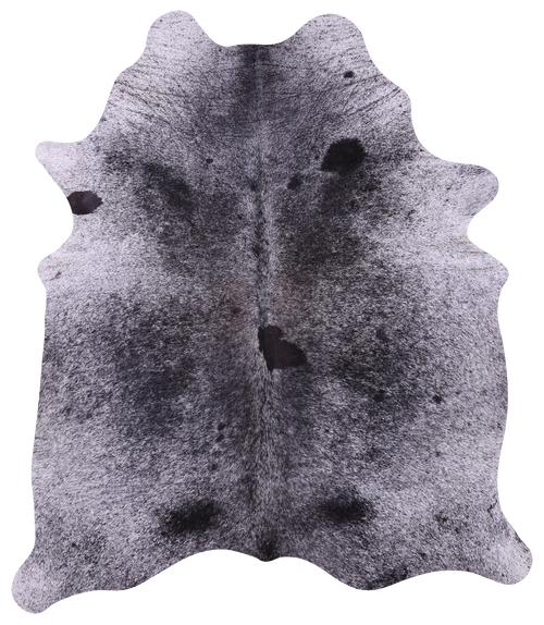 Black Salt & Pepper Natural Cowhide Rug - Medium 6' 2