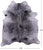 Black Salt & Pepper Natural Cowhide Rug - Medium 6' 2"H x 5' 5"W
