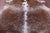 Brown Salt & Pepper Natural Cowhide Rug - Medium 6' 2"H x 5' 5"W