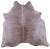 Light Brindle Natural Cowhide Rug - Medium 6' 0"H x 6' 4"W