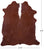 Dark Brown Natural Cowhide Rug - Large 6' 8"H x 5' 10"W
