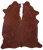 Dark Brown Natural Cowhide Rug - Large 6' 8"H x 5' 10"W
