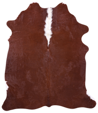 Thumbnail for Dark Brown Natural Cowhide Rug - Large 6' 8