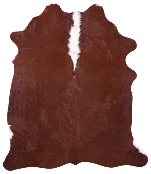 Dark Brown Natural Cowhide Rug - Large 6' 8