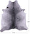 Black Salt & Pepper Natural Cowhide Rug - Large 6' 8"H x 5' 11"W