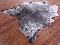 Thumbnail for Brown Salt & Pepper Natural Cowhide Rug - Large 6' 9