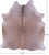 Light Brown Natural Cowhide Rug - Large 6' 4"H x 5' 11"W