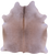 Light Brown Natural Cowhide Rug - Large 6' 4"H x 5' 11"W