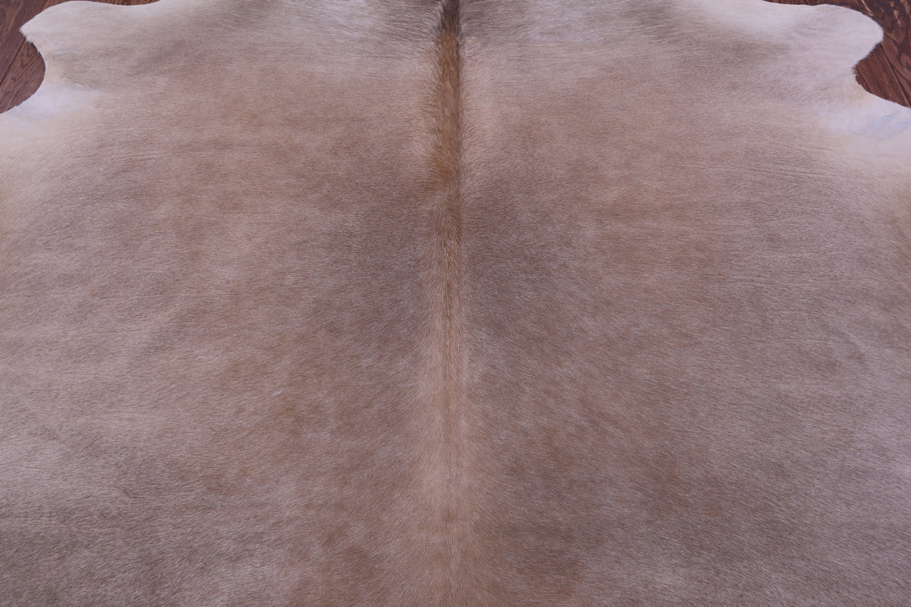 Light Brown Natural Cowhide Rug - Large 6' 4"H x 5' 11"W