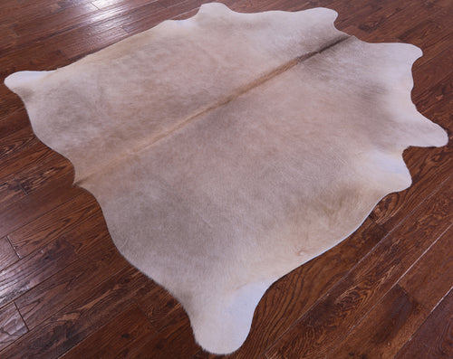 Light Brown Natural Cowhide Rug - Large 6' 4