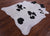 Black & White Natural Cowhide Rug - Large 6' 4"H x 5' 7"W