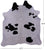 Black & White Natural Cowhide Rug - Large 6' 4"H x 5' 7"W