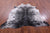 Black Salt & Pepper Natural Cowhide Rug - Large 6' 9"H x 6' 6"W