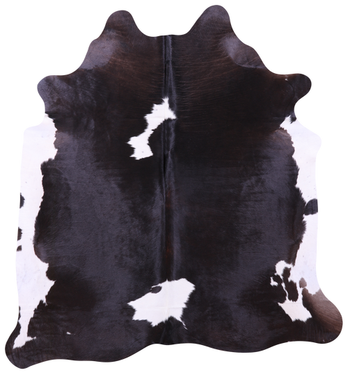 Black & White Natural Cowhide Rug - Medium 6' 3
