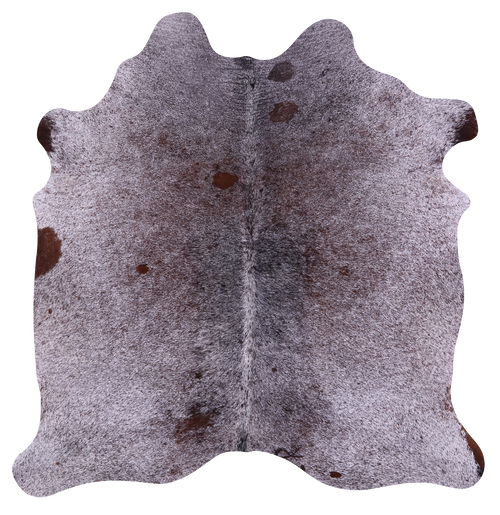 Brown Salt & Pepper Natural Cowhide Rug - Medium 6' 0