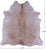 Light Brown Natural Cowhide Rug - Medium 6' 3"H x 5' 11"W