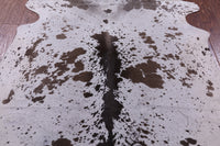Thumbnail for Brown Salt & Pepper Natural Cowhide Rug - Large 6' 5