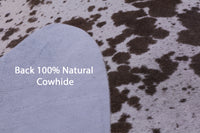 Thumbnail for Brown Salt & Pepper Natural Cowhide Rug - Large 6' 5