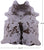 Brown Salt & Pepper Natural Cowhide Rug - Large 6' 5"H x 5' 11"W