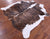 Brindle Natural Cowhide Rug - Medium 5' 8"H x 5' 9"W