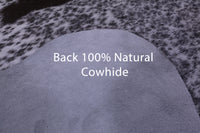 Thumbnail for Brown Salt & Pepper Natural Cowhide Rug - Large 6' 5