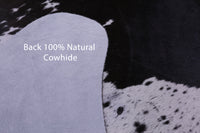 Thumbnail for Brown Salt & Pepper Natural Cowhide Rug - Large 6' 5
