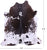Brown Salt & Pepper Natural Cowhide Rug - Large 6' 5"H x 5' 9"W