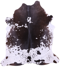 Thumbnail for Brown Salt & Pepper Natural Cowhide Rug - Large 6' 5
