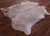 Beige Natural Cowhide Rug - Large 6' 5"H x 5' 11"W