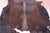 Dark Brown Natural Cowhide Rug - X-Large 7' 0"H x 5' 8"W