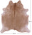 Light Brown Natural Cowhide Rug - Large 6' 7"H x 5' 11"W