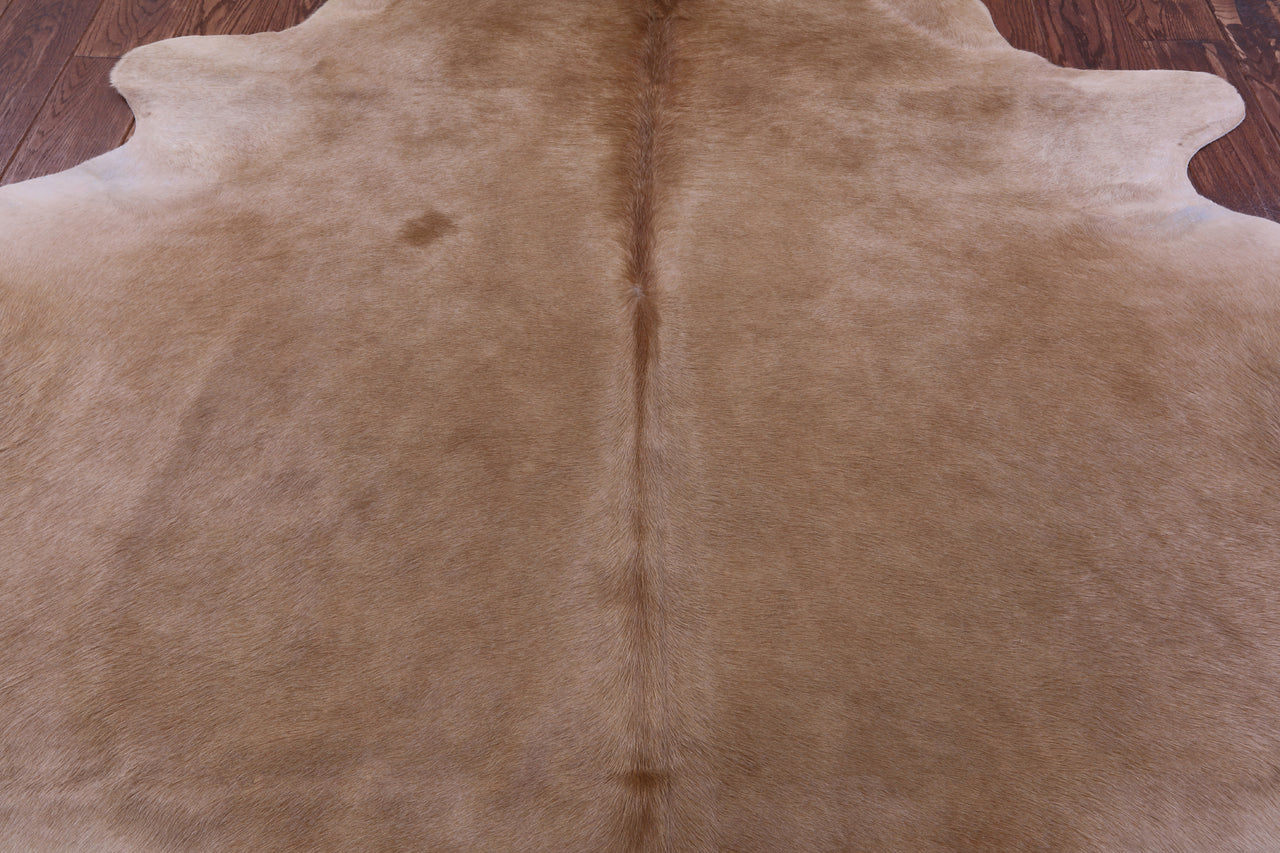 Light Brown Natural Cowhide Rug - Large 6' 7"H x 5' 11"W