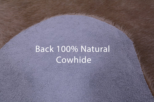 Light Brown Natural Cowhide Rug - Large 6' 7