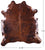 Brindle Natural Brown Cowhide Rug - X-Large 7' 5"H x 6' 10"W