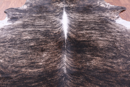 Grey Brindle Natural Cowhide Rug - XX-Large 8' 0
