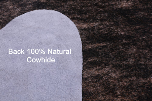 Grey Brindle Natural Cowhide Rug - XX-Large 8' 0