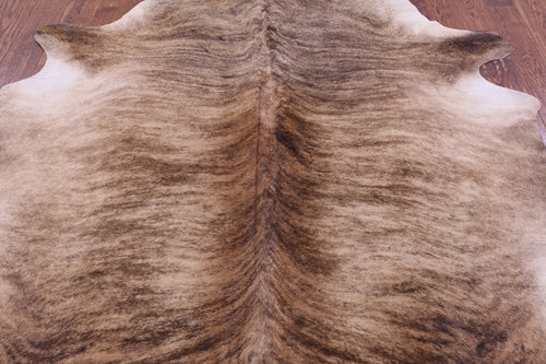 Light Brindle Natural Cowhide Rug - X-Large 7' 7
