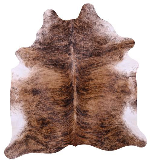 Light Brindle Natural Cowhide Rug - X-Large 7' 0