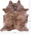 Light Brindle Natural Cowhide Rug - X-Large 7' 4"H x 6' 7"W