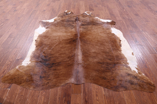 Brindle Natural Brown Cowhide Rug - X-Large 7' 3