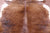 Brindle Natural Brown Cowhide Rug - X-Large 7' 3"H x 6' 7"W