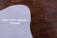 Thumbnail for Brindle Natural Brown Cowhide Rug - X-Large 7' 3