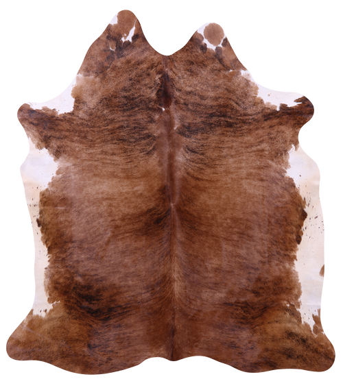 Brindle Natural Brown Cowhide Rug - X-Large 7' 3