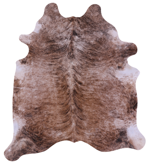 Light Brindle Natural Cowhide Rug - X-Large 7' 5