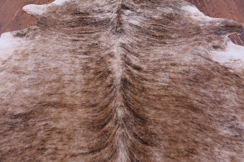 Light Brindle Natural Cowhide Rug - X-Large 7' 5