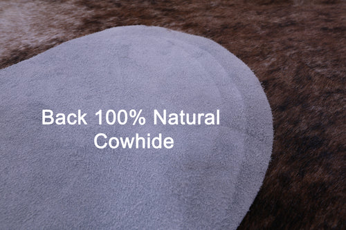 Light Brindle Natural Cowhide Rug - X-Large 7' 5