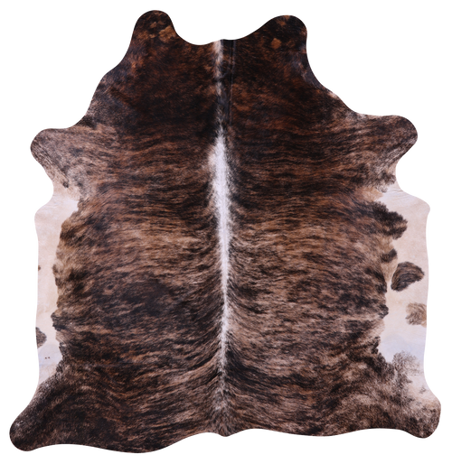 Light Brindle Natural Cowhide Rug - X-Large 7' 0