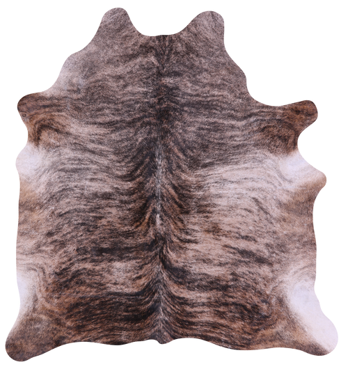 Light Brindle Natural Cowhide Rug - X-Large 7' 0